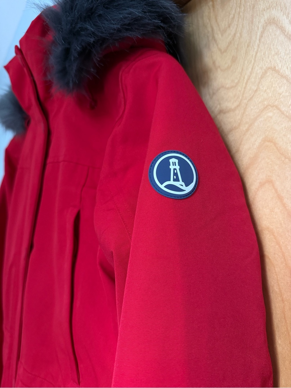 XS Size 2-4 Land’s End Women’s Expedition Waterproof Winter Down Parka Rich Red